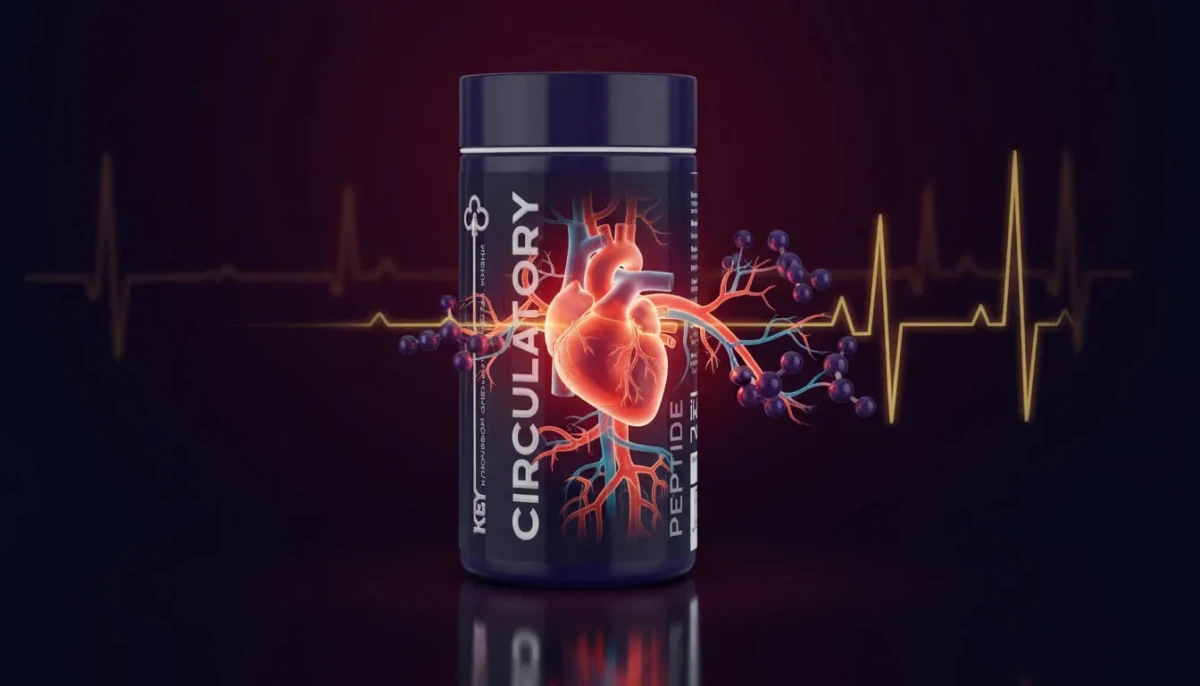 KEY CIRCULATORY - пептидный комплекс для сердца и сосудов с IPH AVN, L-аргинином и магнием, 90 капсул