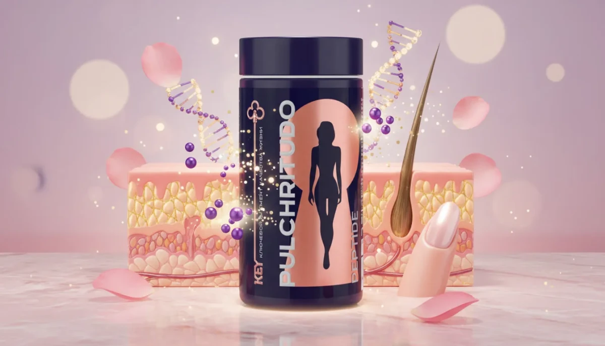 EY PULCHRITUDO - пептидный комплекс для красоты кожи, волос и ногтей с IPH REG, 90 капсул