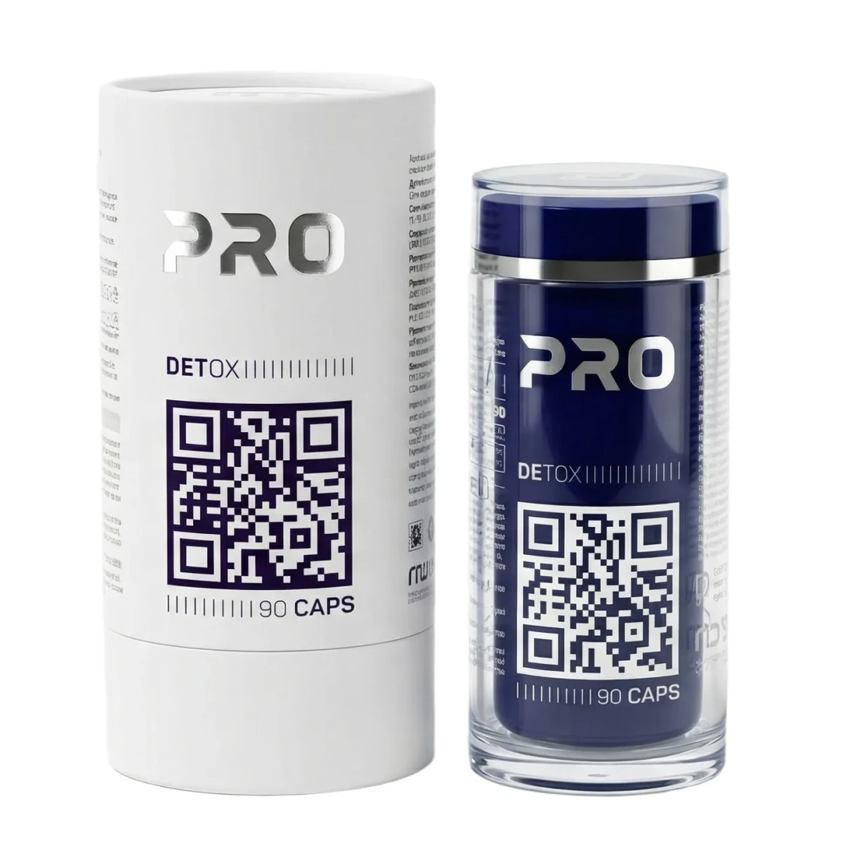 PRO Detox — упаковка пептидного комплекса IPH LIV для детоксикации и восстановления печени, 90 капсул